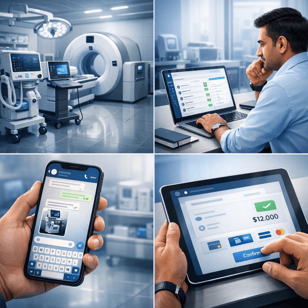 CRM for Indian B2B Medical Equipment Distributors: Manage IndiaMART Enquiries, WhatsApp Follow-ups and Razorpay Collections (India)