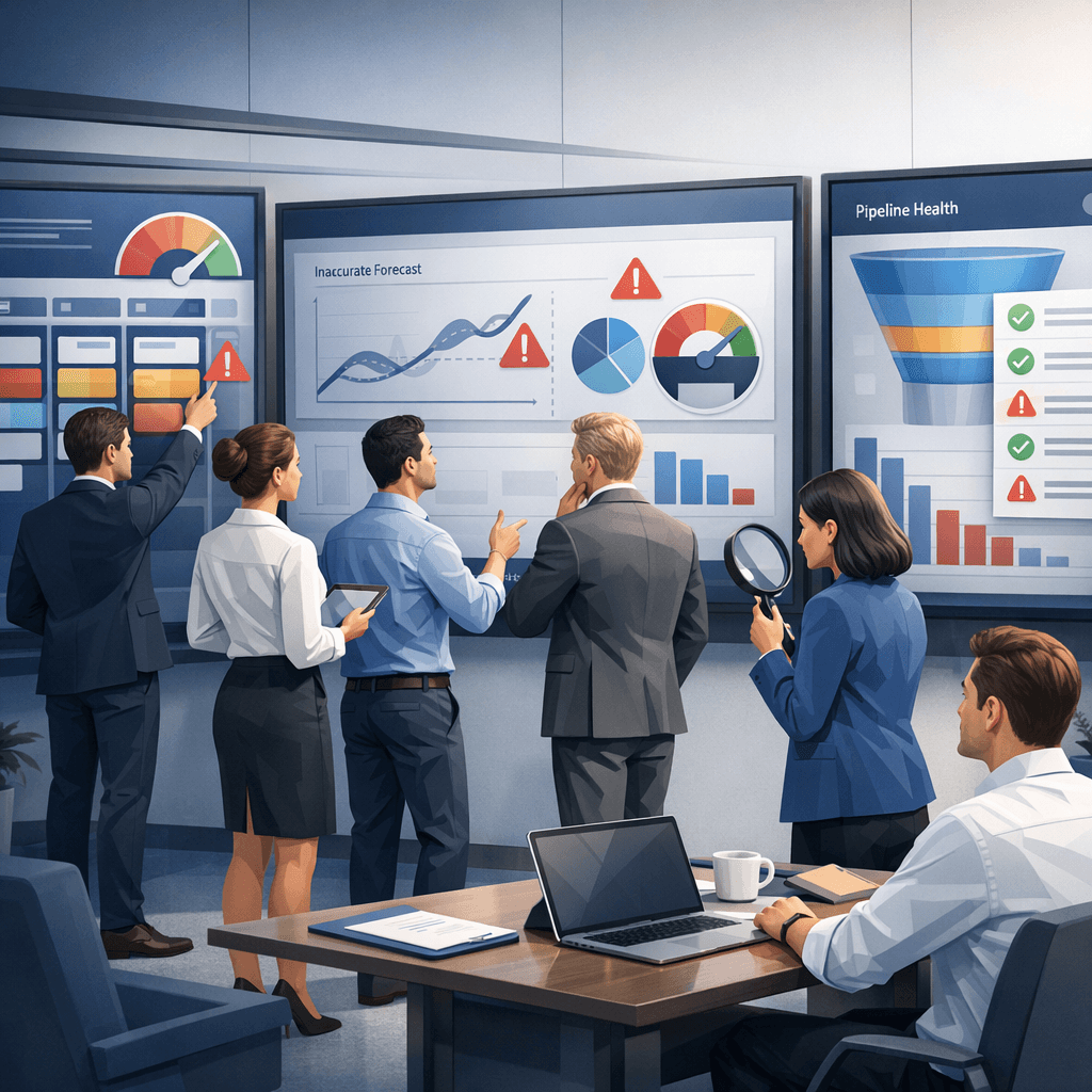 CRM Pipeline Inspection Checklist for B2B Sales Teams Losing Forecast Accuracy