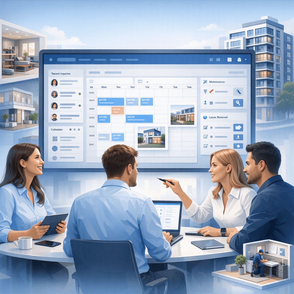 CRM for Property Management Companies: Tenant Inquiries, Unit Viewings, and Lease Renewal Workflows