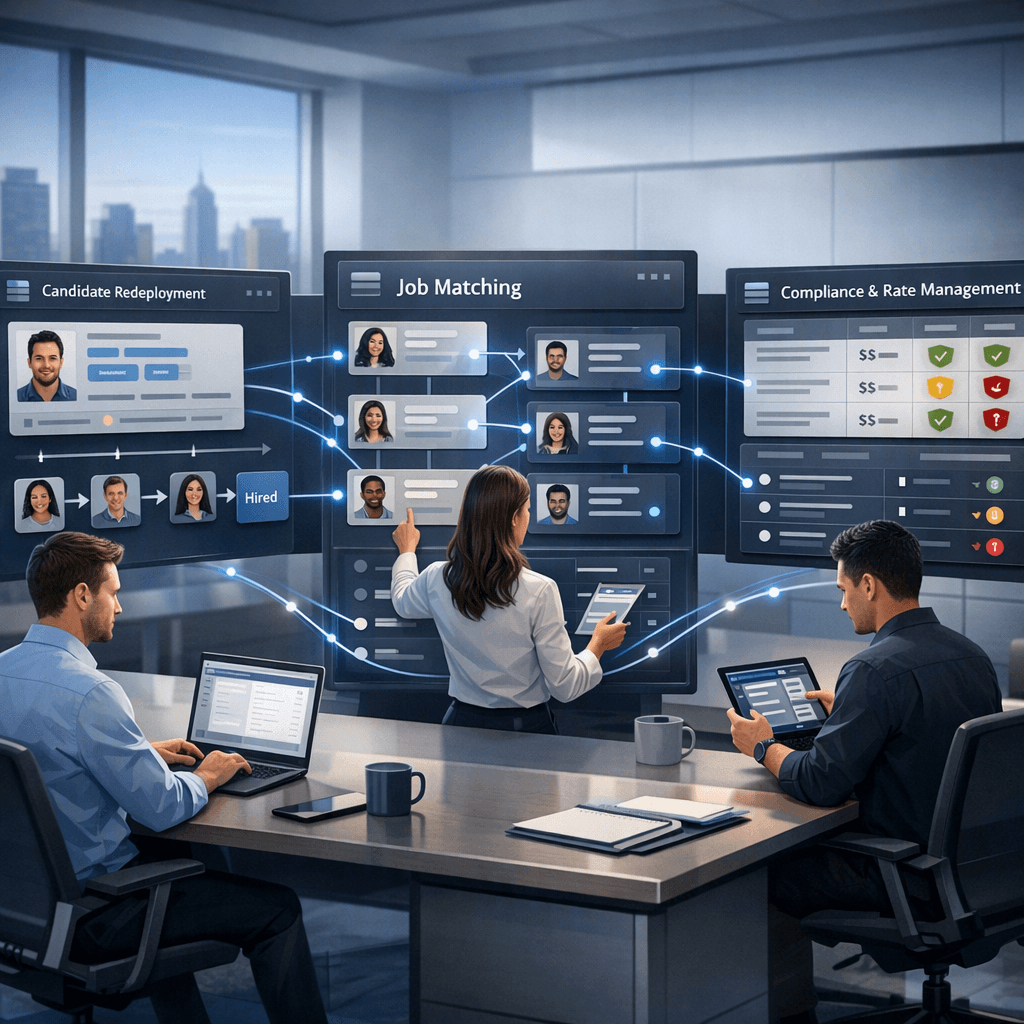 CRM for US IT Staffing Firms: Candidate Redeployment, Client Rate Cards, and TCPA-Safe Outreach in One Pipeline (United States)