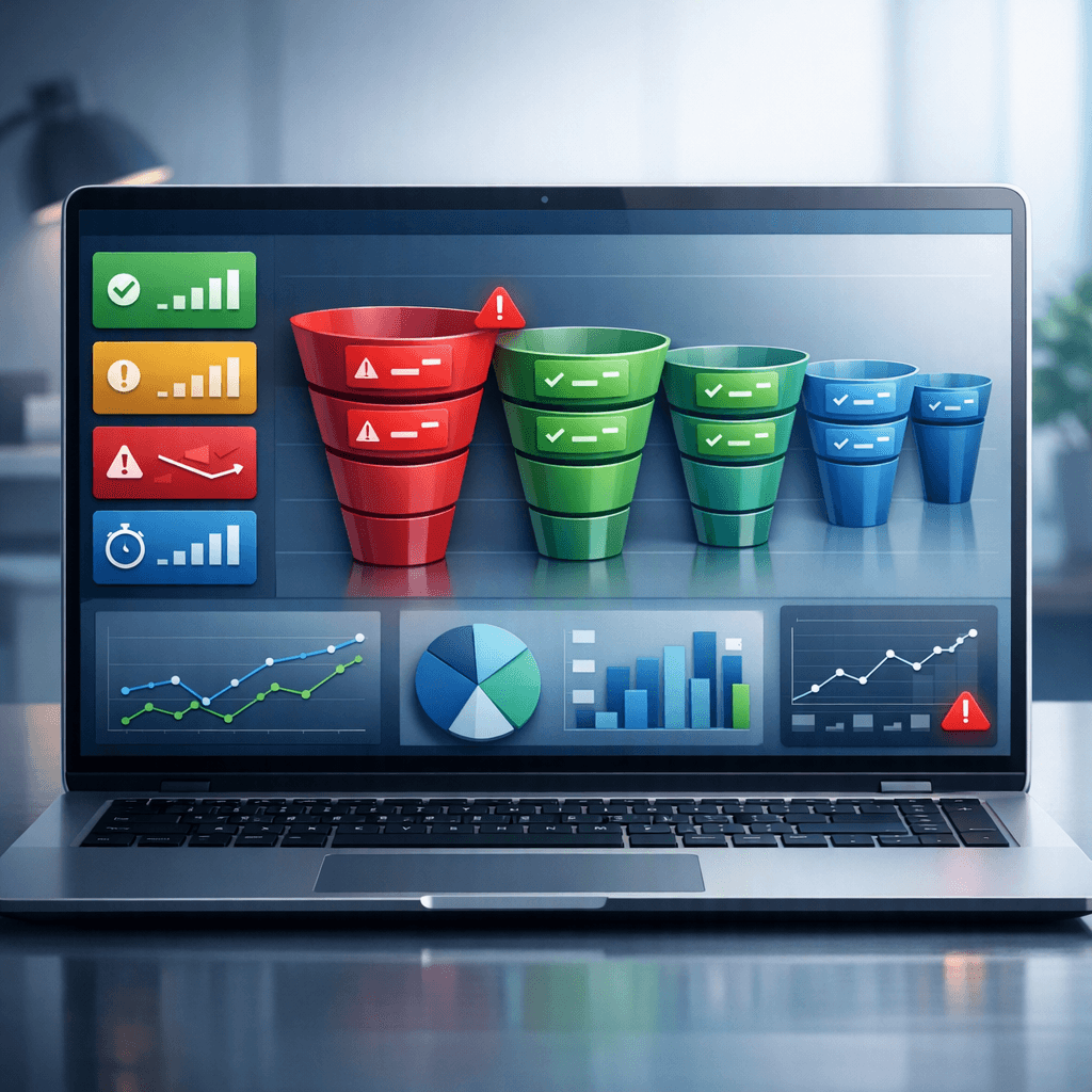 HelloGrowthCRM Pipeline Health Scorecard Template for Finding Stalled Deals Fast