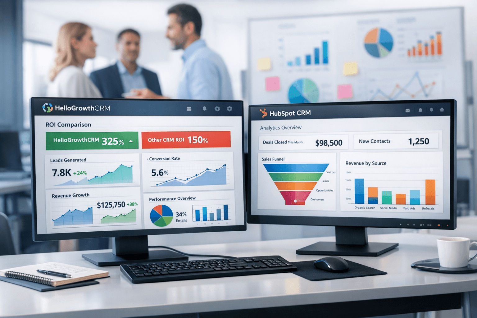 HelloGrowthCRM vs HubSpot CRM: Which Platform Delivers Better ROI in 2026?