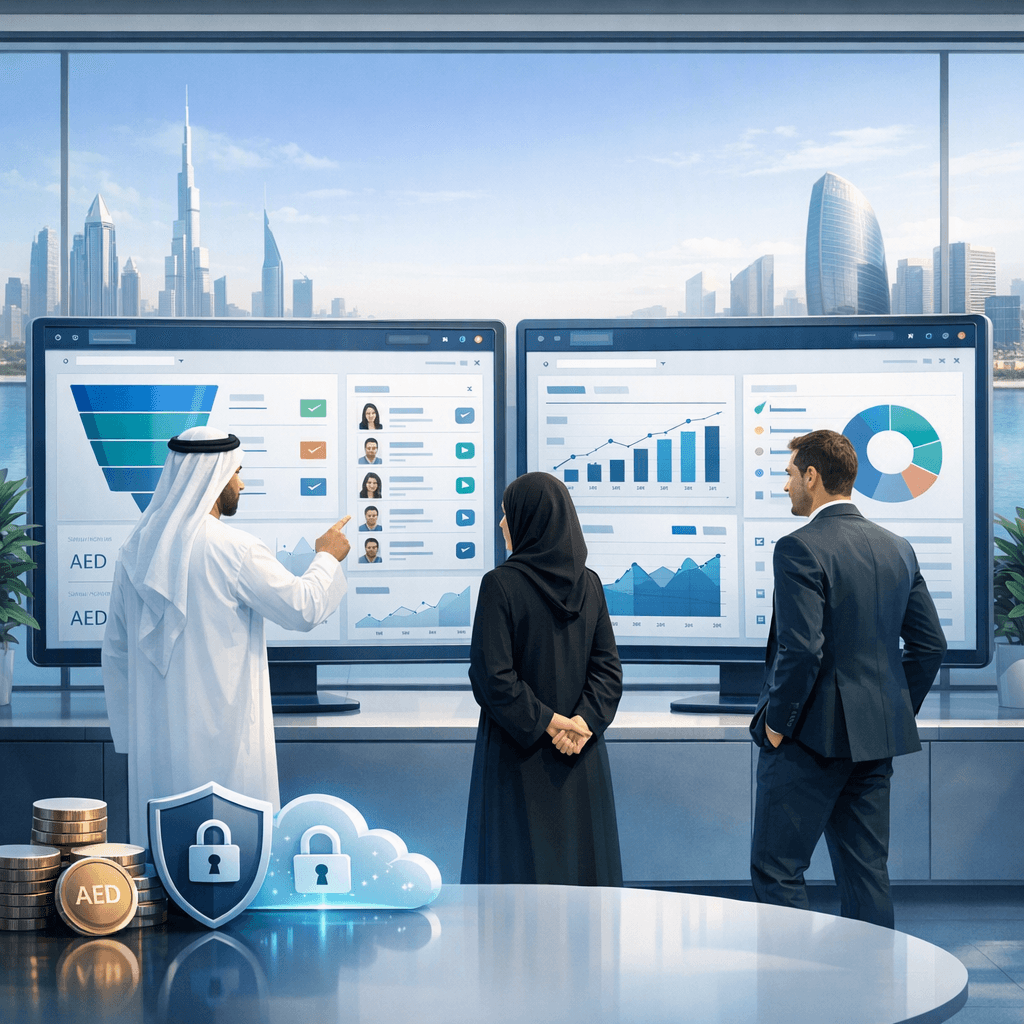 HubSpot vs Zoho CRM for UAE B2B Teams: PDPL, DIFC/ADGM, AED Cost, and Arabic Outreach Compared