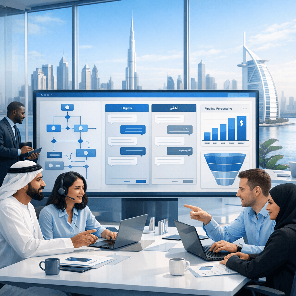 UAE B2B CRM Setup Checklist: PDPL-Safe Lead Routing, Bilingual Outreach, and AED Pipeline Forecasting for Dubai Sales Teams