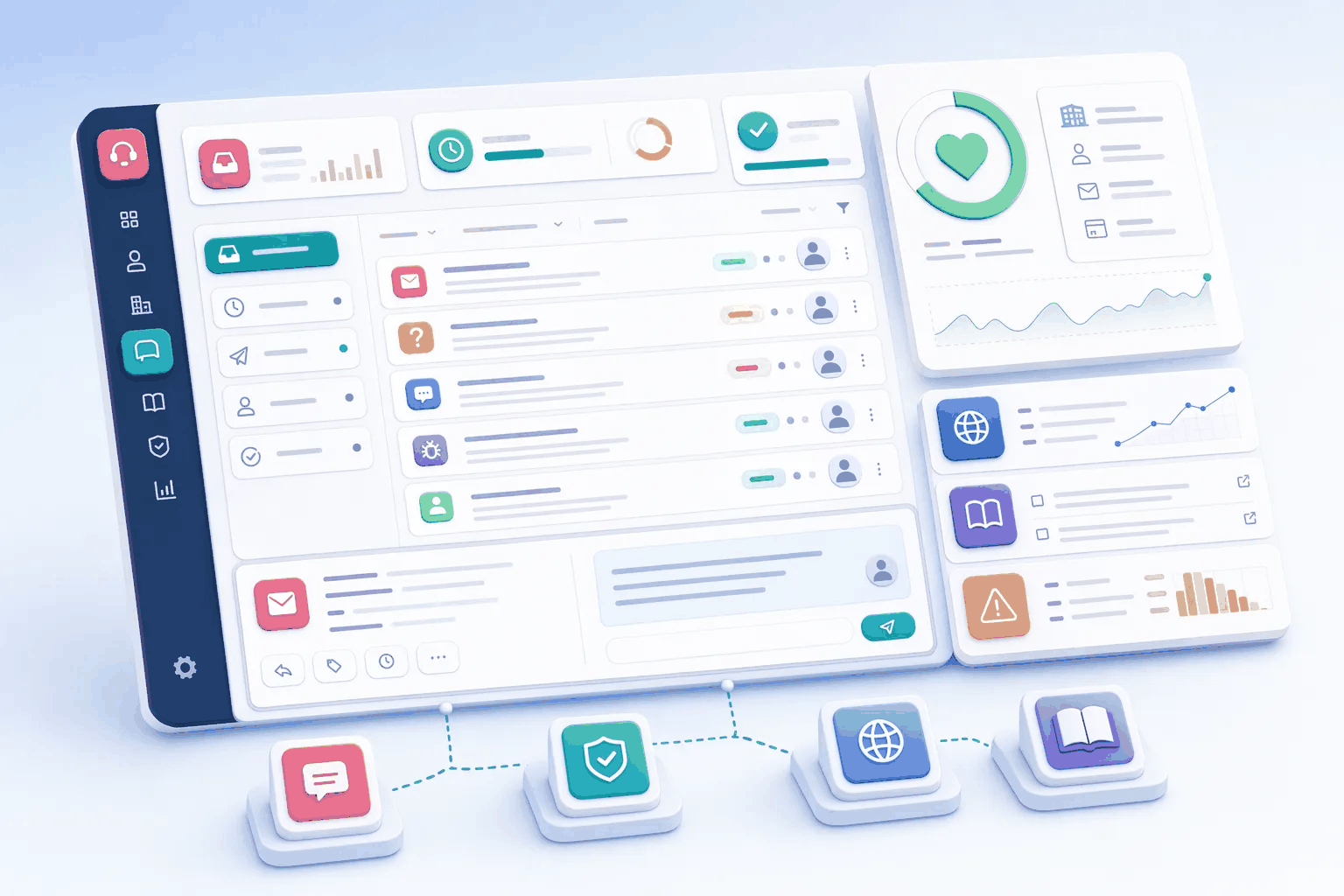 Customer Service & Success — CRM Features | HelloGrowthCRM