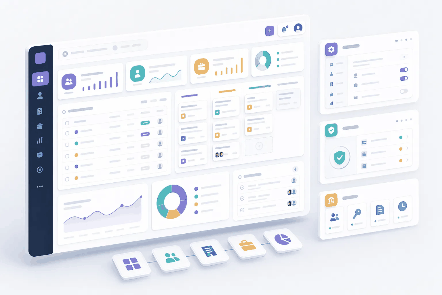 Navigation & UI — CRM Features | HelloGrowthCRM