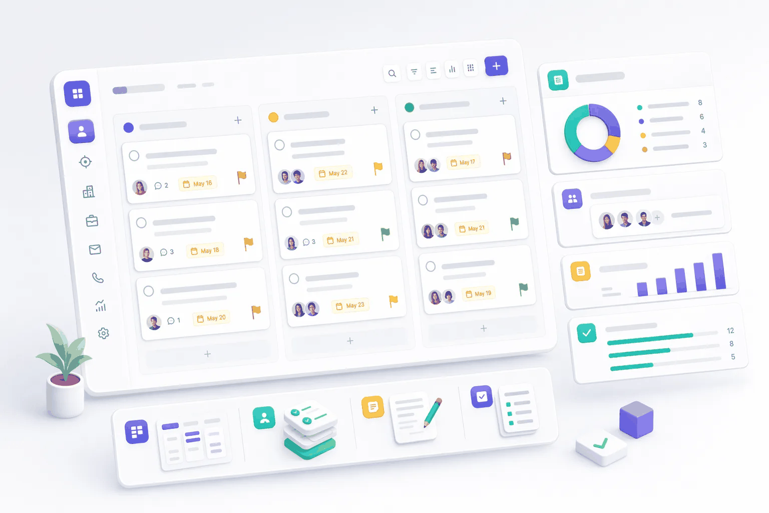 Productivity & Work Management CRM Features | HelloGrowthCRM
